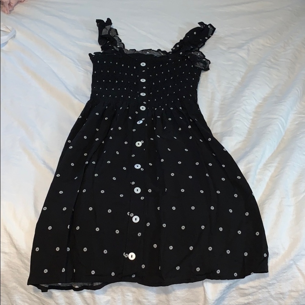 Black Button Up Dress